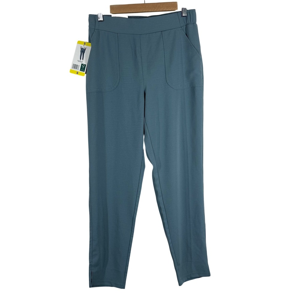 32 Degrees Women's Pant Blue Pockets Elastic Waist Activewear‎ Pull On Size S